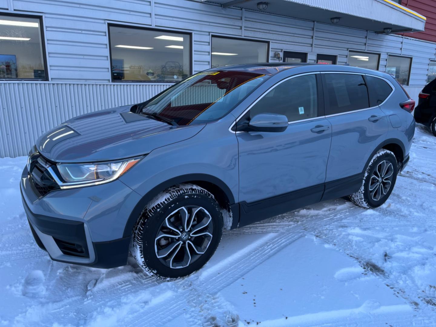 2021 Gray Honda CR-V (5J6RW2H88ML) , located at 1960 Industrial Drive, Wasilla, 99654, (907) 274-2277, 61.573475, -149.400146 - Photo#0